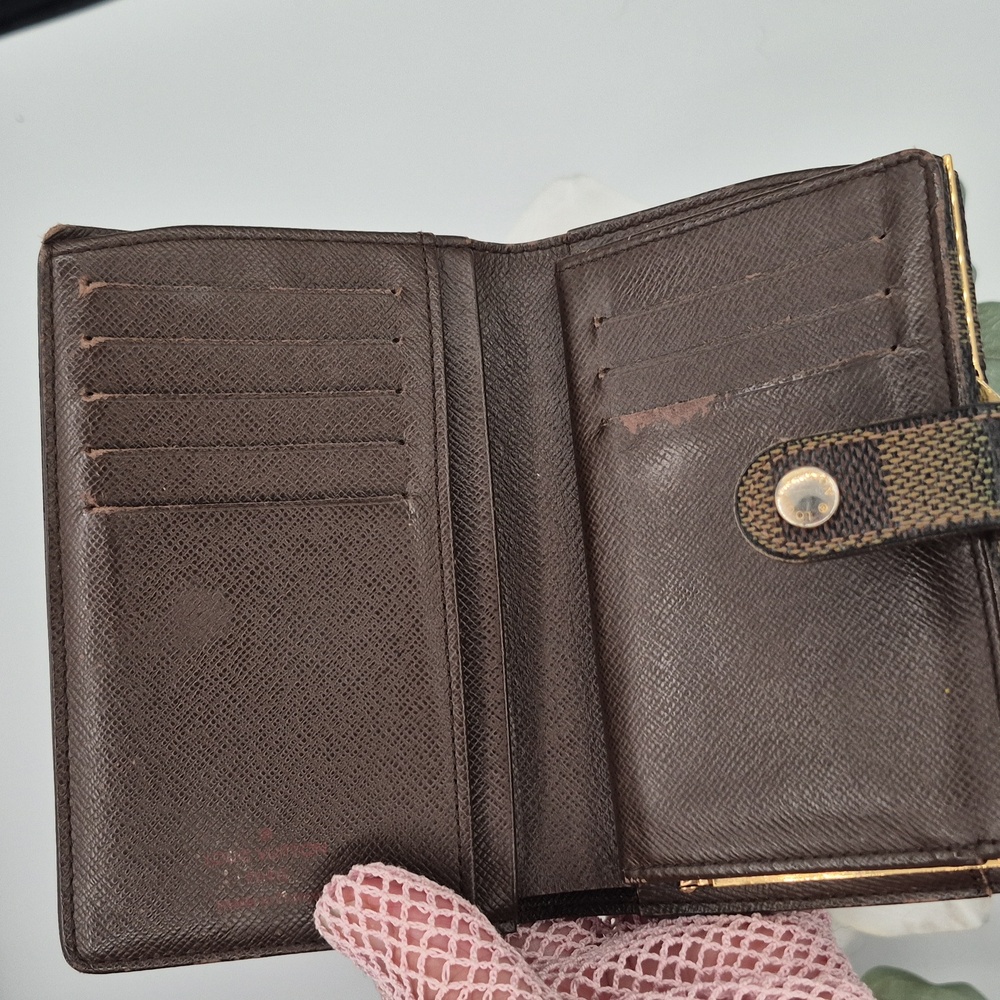 Authentic LOUIS VUITTON DAMIER Kisslock WALLET - Picture 10 of 15
